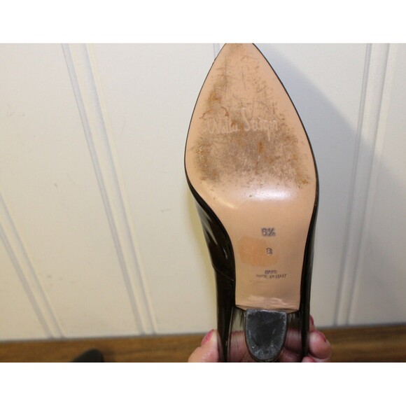 Rare Vintage Walter Steiger‎ Green Patent Leather Pointed Toe Pump Size 6.5 B - Picture 11 of 11